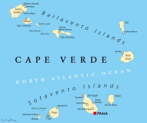 Cape Verde Political Map